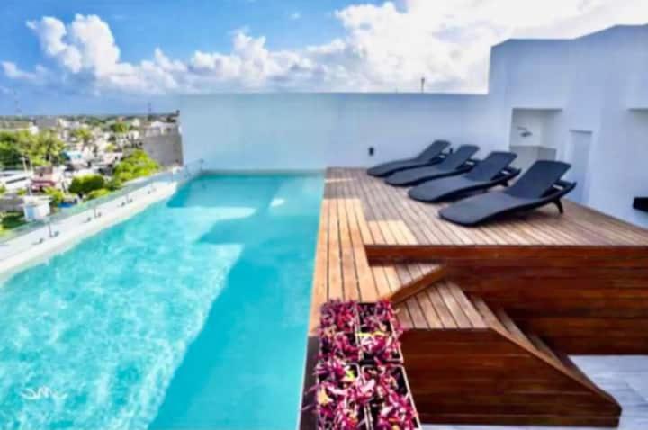 Stylish And Fancy Studio Next To 5Th Av Roof Pool Dk Playa del Carmen Extérieur photo